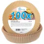 Paper fryer liners Extralink HOME round 16 cm, pack of 100