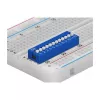 DIP switch for PCB DELOCK 66388, blue plastic, 10 pcs, 31.9×9.9×5.5 mm