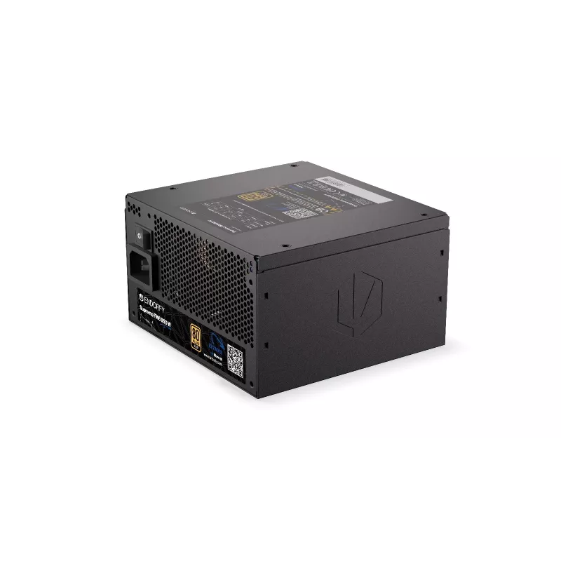 Power supply unit ENDORFY Supremo FM6 850 W, 24-pin ATX, fully modular, 80 PLUS Gold, 120 mm fan, black