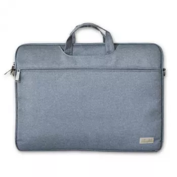 Laptop Bag Beline 16 — gray durable lightweight material, fits 16-inch laptops