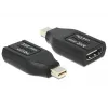 DeLOCK - Video- / Audio-Adapter - HDMI - HDMI, 19-pin (W) - Mini DisplayPort (M) - (DisplayPort 1,1) - Black (65552)