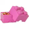 Storage Brick 4 LEGO 40031739 pink – plastic stackable storage brick for small items