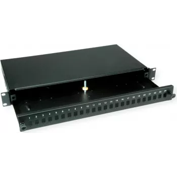 VALUE 19\-splice box, 24x SC Sx/LC Dx, 1 HE, black (21.99.0651)