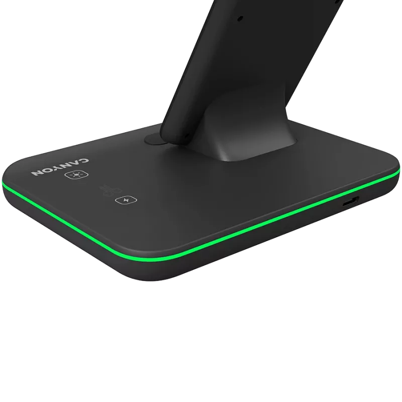 Canyon Wireless Charger Dock 3in1 QI for Apple 15W black retail