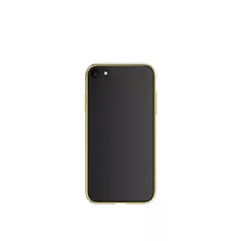 Protective phone case Devia Glimmer series for iPhone SE2, gold, hard PC back