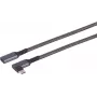 S/CONN maximum connectivity S-Conn 14-74013 USB Cable 3.2 Gen 2 3.1 2 C Black - White - Cable - Digital/Data