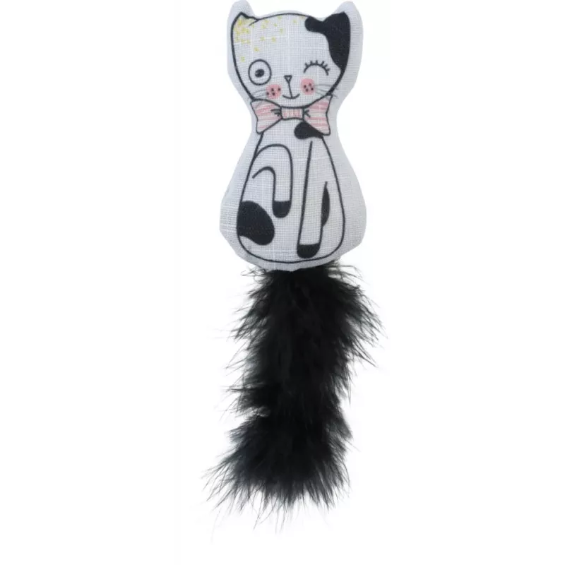 ZOLUX Chatouille Cat with feathers and catnip - cat toy - 13cm
