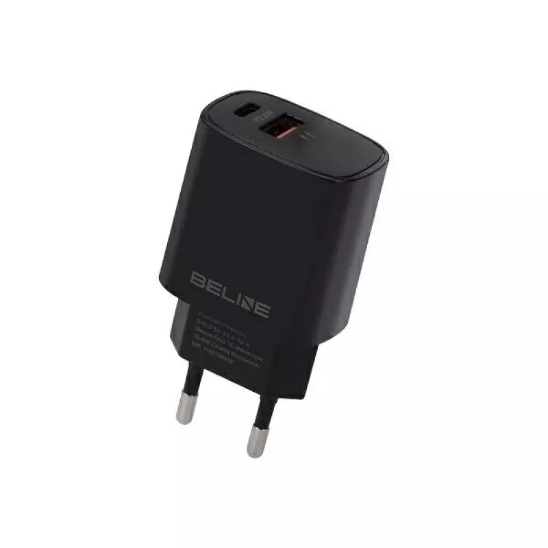 Charger Beline Beli02159 — 20W USB-C and USB-A PD/QC compatible