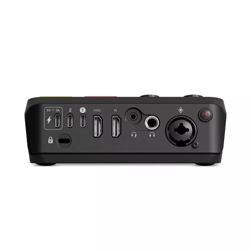 Rode STREAMERX Jack Type of outputs and inputs: microphone input, headset output Type: sound card