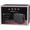 Electric toaster AENO ATS0001G — 2-slot, 220–240V 50–60Hz, 920–1080W, 3 modes, 7 browning levels, Grey