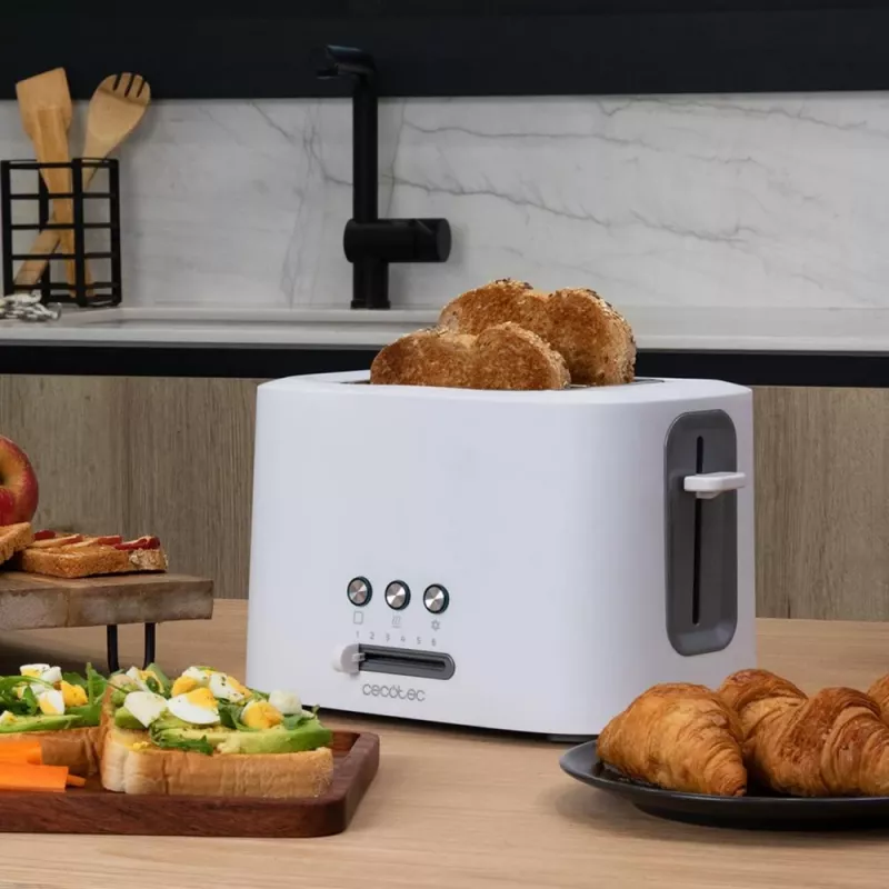 Toaster Toast&Taste 9000 Double White (White, 980 Watt, for 2 slices Toast)