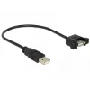 USB cable DeLOCK 85462 USB 2.0 0.25 m Black