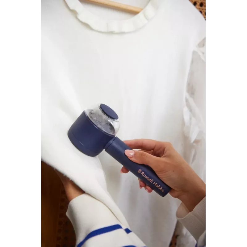 Fabric shaver Russell Hobbs 27660-56 portable rechargeable, compact lint remover