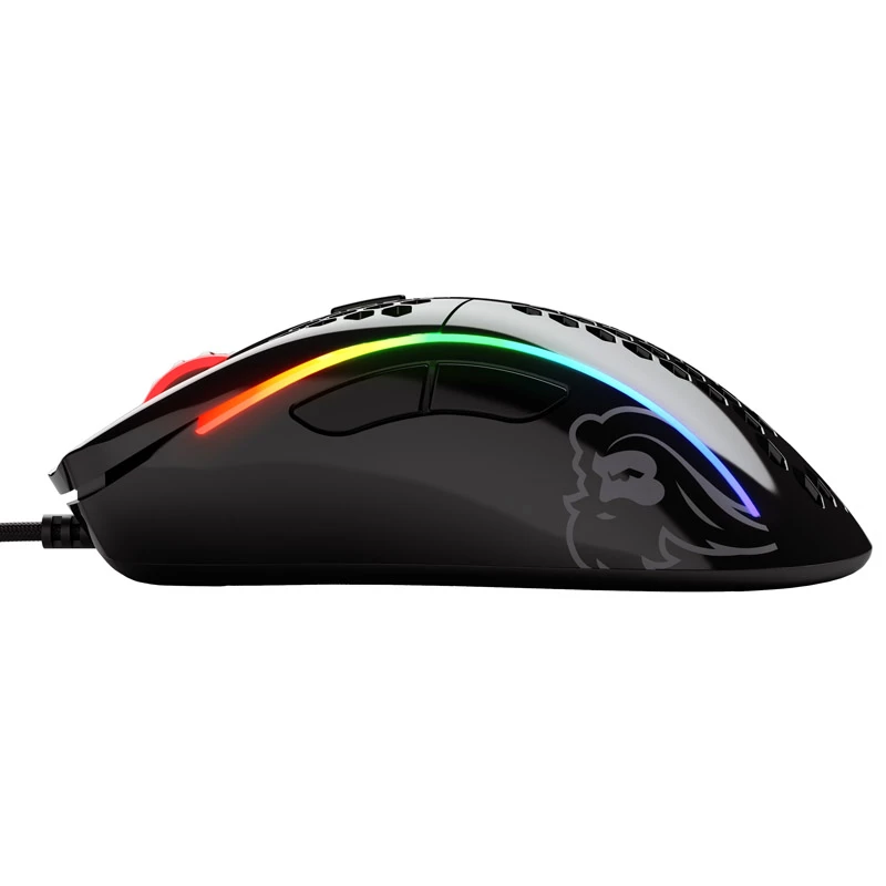 Glorious Model D gaming mouse - black, glossy + Mouse Pad - XL