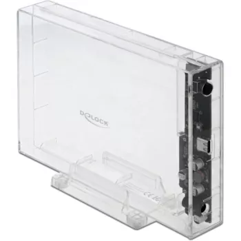 HDD/SSD enclosure DeLOCK 42623 Transparent 2.5/3.5 inch