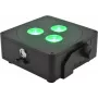 Battery-powered flat light EUROLITE AKKU IP 3 sw 41700020 RGB for mobile and outdoor use