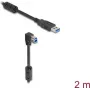 DeLOCK USB Cable Type-A male to Type-B male 90° downwards 2 m