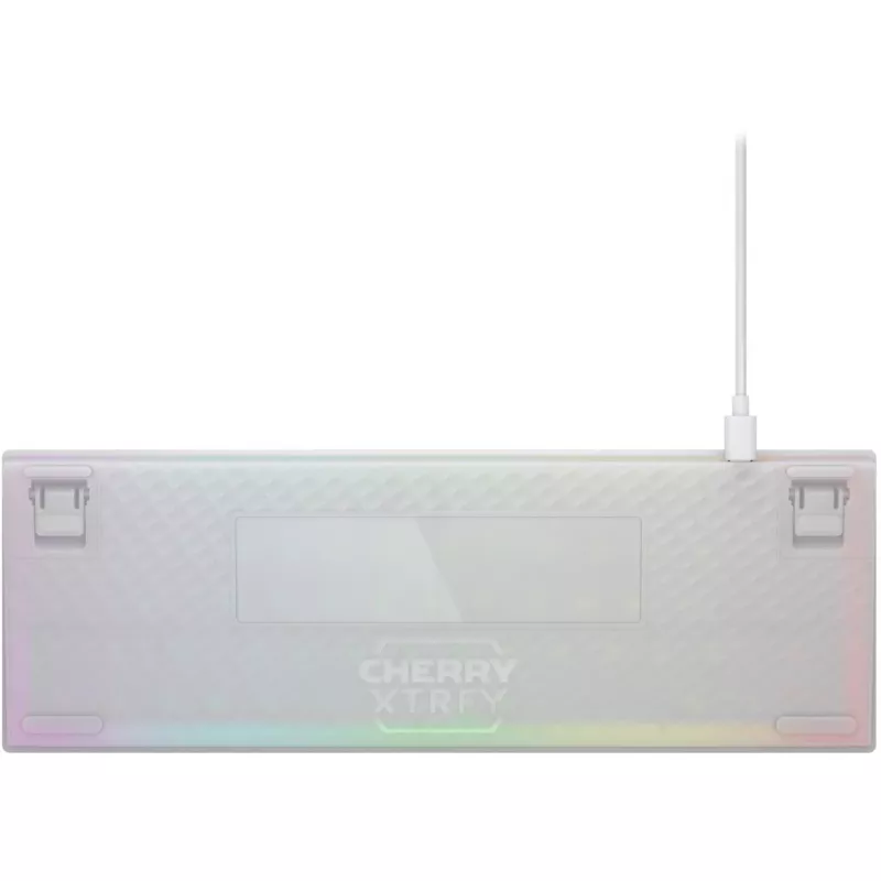 CHERRY K5V2 Compact keyboard Gaming USB QWERTY English White 67 keys RGB LED