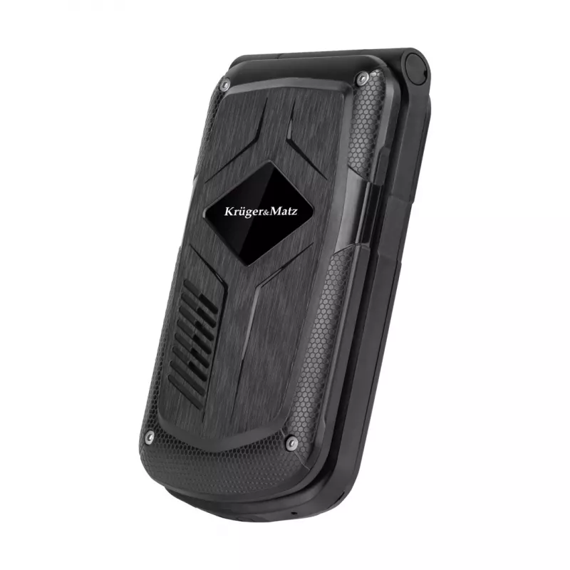 Flip phone Kruger & Matz Iron 5 Flip KM0466 — Dual SIM, 2.4 inch display, IP68/IP69K, 1200 mAh