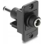 Panel-mount DC jack adapter DELOCK 5.5x2.1mm to 5.5x2.5mm, model 91119