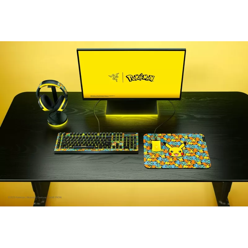Razer | BlackWidow V4 X | Mechanical Gaming Keyboard | Wired | US | Chroma RGB | Pokémon Edition | Green Mechanical Switches
