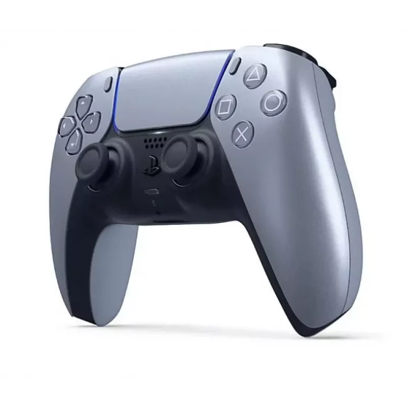 Wireless gamepad Sony DualSense for PlayStation 5 — built-in Li-Ion battery, gyro, haptic vibration, speaker, 3.5 mm jack, silver