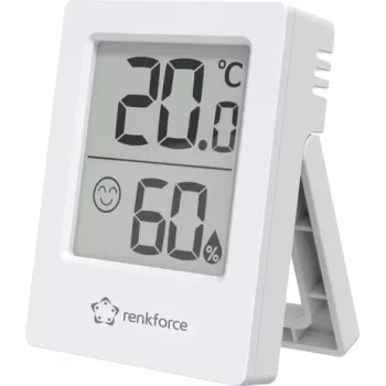 Renkforce RF-6417554 wireless thermo/hygrometer White (RF-6417554)