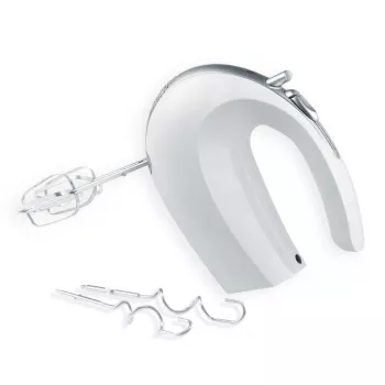 Hand mixer Maestro MR-506 — 2-speed, white, compact kitchen mixer