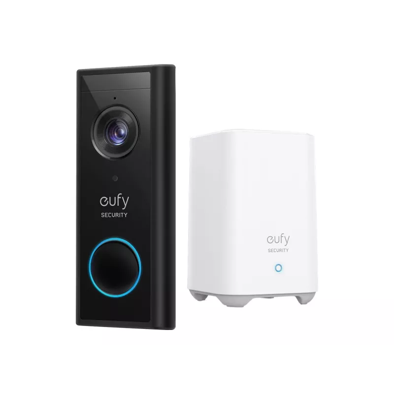 Video doorbell 2K black E82101W4