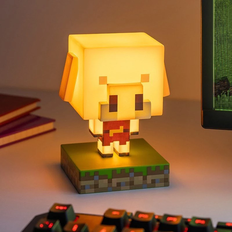 Table lamp Paladone Icon Light PP14431MCF Piglin LED, decorative gaming-themed design