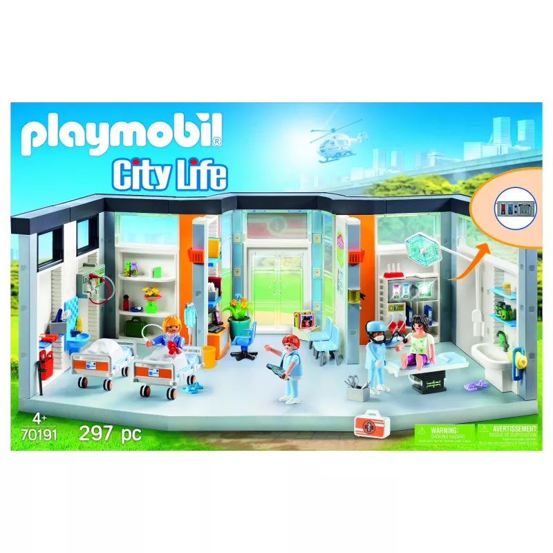 Toy figure Playmobil 70191 Furnished Hospital Wing 297 pieces