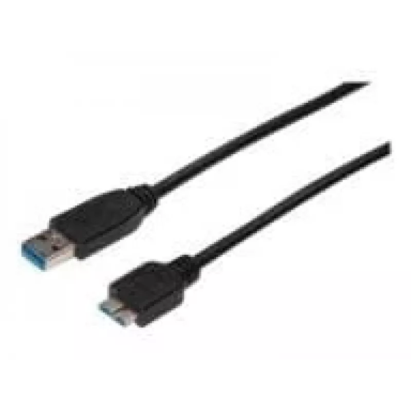 ASSMANN SuperSpeed USB 3.0 Cable, USB A Plug Micro USB B-Plug, Cu AWG 28, 2x Shielded, dl. 1.0m (AK-300116-010-S)