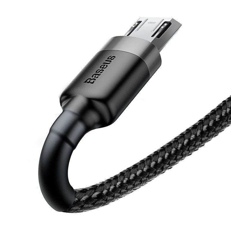 Baseus Cafule 2.4A 1m Micro USB cable (grey/black)
