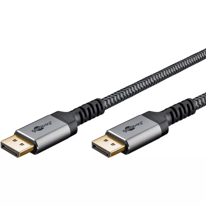 Goobay DisplayPort Cable 2.0/2.1, 80 Gbit/s | 75685 | DisplayPort to DisplayPort