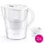 Water filter jug BRITA Marella XL with 3.5 L capacity and 2 Maxtra+ Pro cartridges
