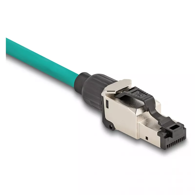 DeLOCK 86016 wire connector RJ45/LSA Black Silver Male