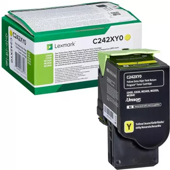 Toner cartridge Lexmark C242XY0 3000 pages Yellow