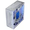Singularity Computers Wraith ITX/DTX PC Case, Silver