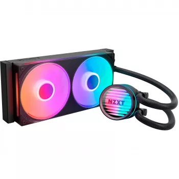 Liquid CPU Cooler NZXT Kraken Core RGB 240 — All-in-One 240mm Radiator, RGB Lighting, Black