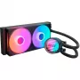 Liquid CPU Cooler NZXT Kraken Core RGB 240 — All-in-One 240mm Radiator, RGB Lighting, Black