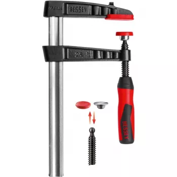 Bar clamp BESSEY TG30-2K 30 cm Aluminium Black Red
