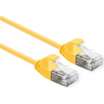 ROLINE 21.15.3923 Network Cable Yellow 1 m Cat6a U/UTP (UTP) (21.15.3923)