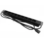 Power Extension Alantec PZ09U 1.8m 9 AC Outlets Indoor Black