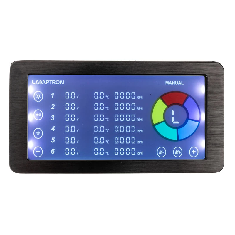 Fan and ARGB Controller Lamptron LAMP‑RF625B, black — wireless control for PC fans and RGB LEDs