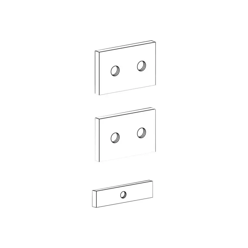 Track Mount Bracket Kit for CPU Holders Ergotron 60-156
