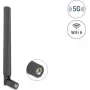 Omnidirectional Antenna DELOCK 5G LTE GNSS WiFi 6 SMA plug 0.9–4.1 dBi 183 mm with tilt joint