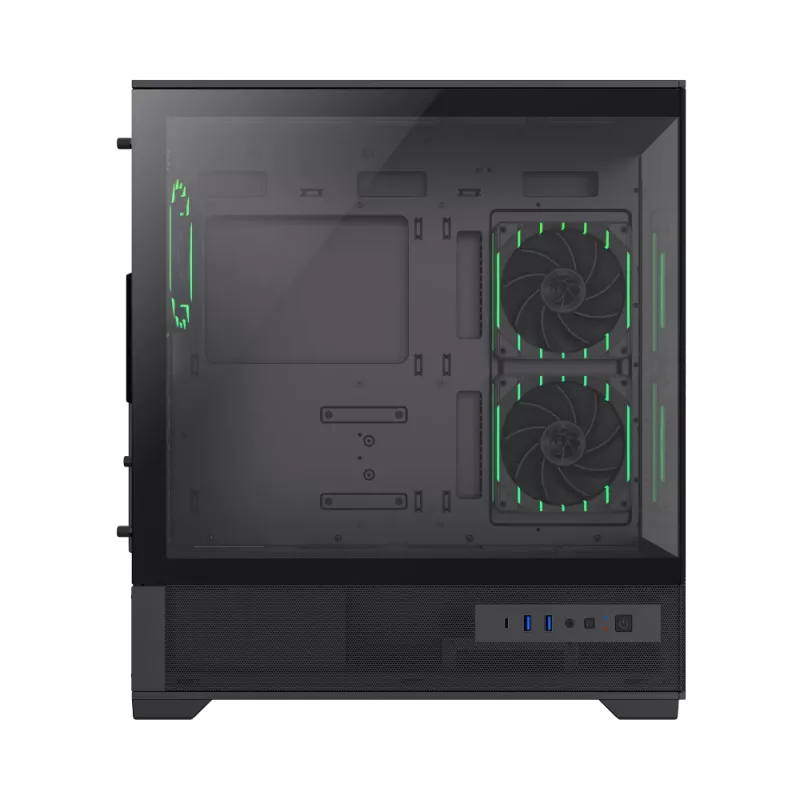 Gamemax Case | VISTA 2 AB | Black | Midi Tower | Power supply included No