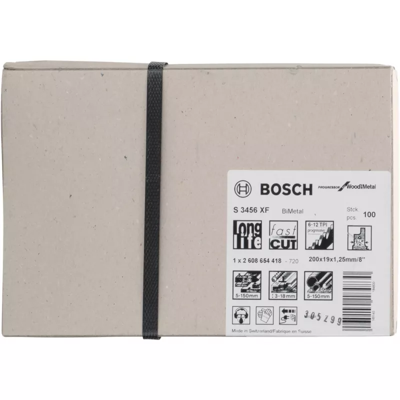 Sabre saw blade Bosch S 3456 XF Bimetal 20 cm 1 pc