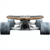 Longboard RAM Solitary Blanc de blanc — RAM longboard, white/grey finish