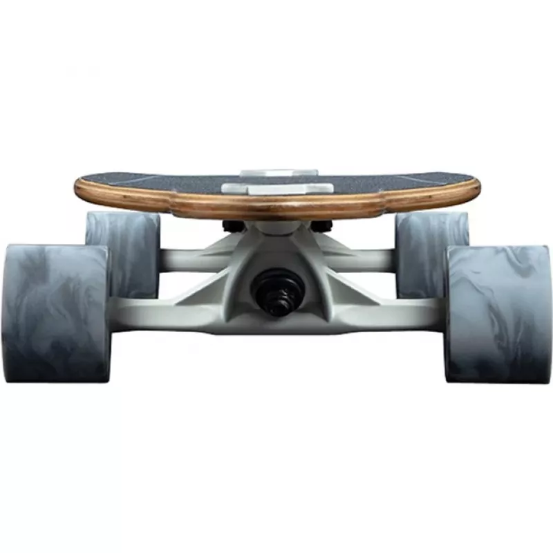 Longboard RAM Solitary Blanc de blanc — RAM longboard, white/grey finish